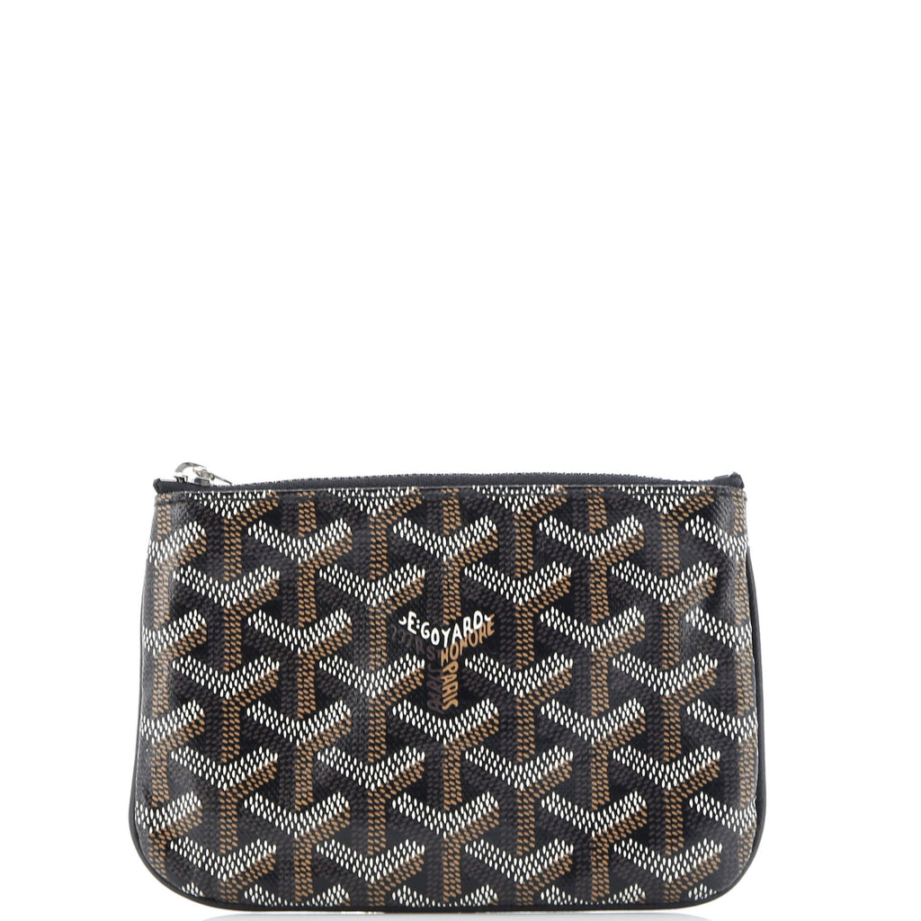 Senat Zip Pouch Coated Canvas Mini