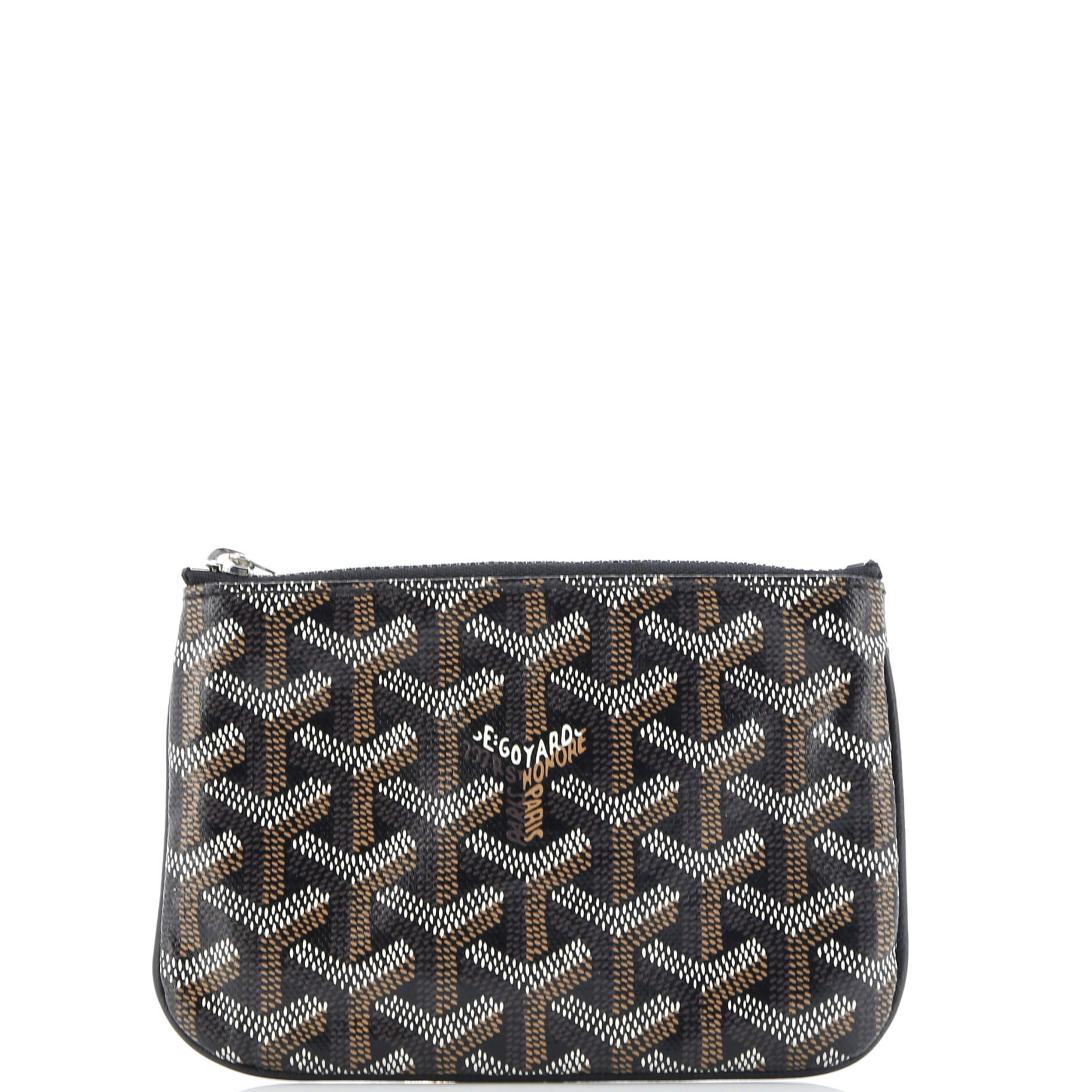 Senat Zip Pouch Coated Canvas Mini