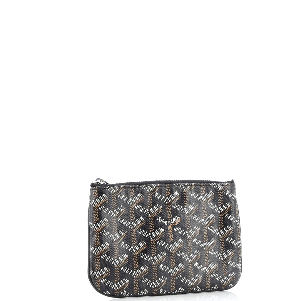 Senat Zip Pouch Coated Canvas Mini