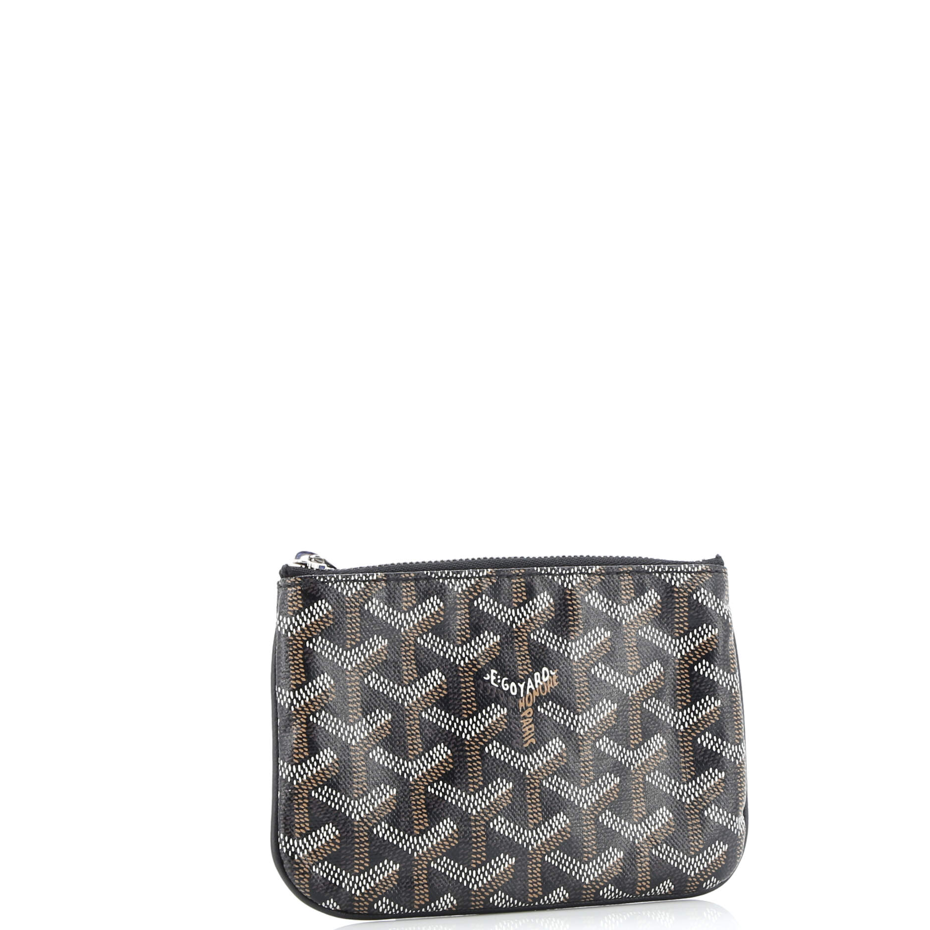 Senat Zip Pouch Coated Canvas Mini
