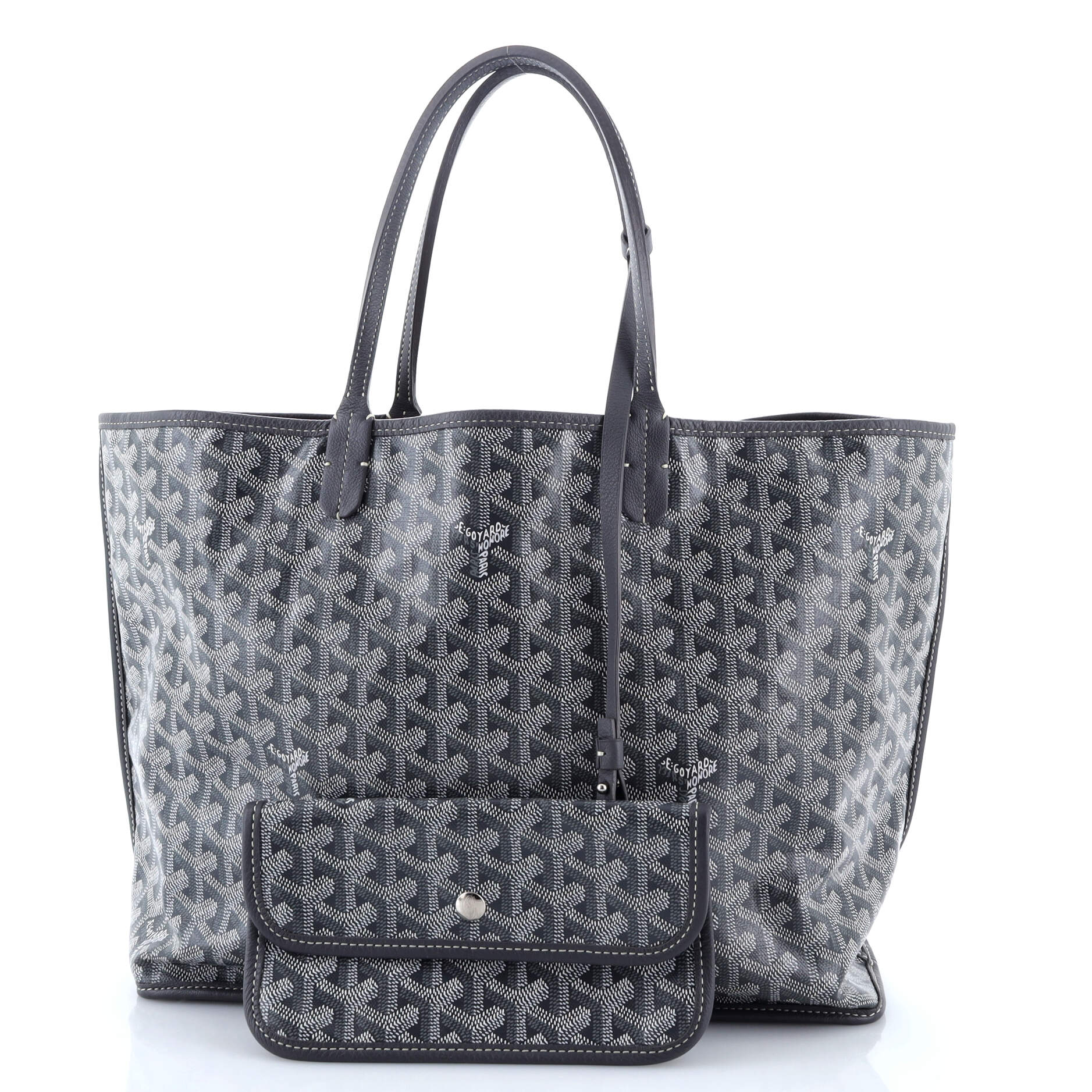 Anjou Reversible Tote Coated Canvas PM