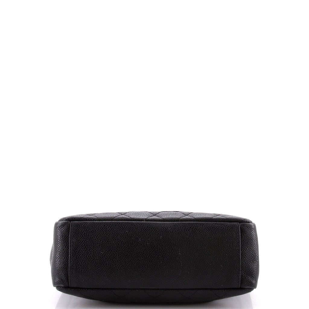 Petite Shopping Tote Quilted Caviar