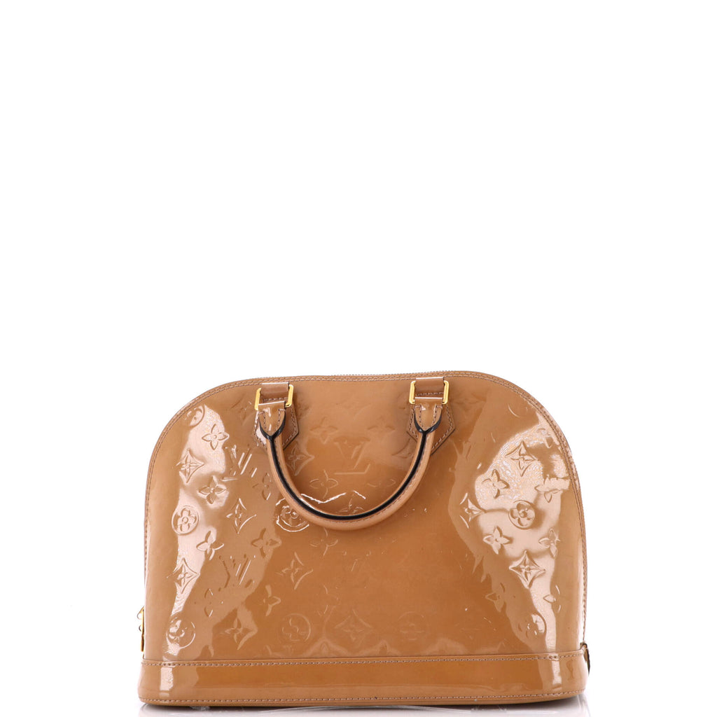 Alma Handbag Monogram Vernis PM