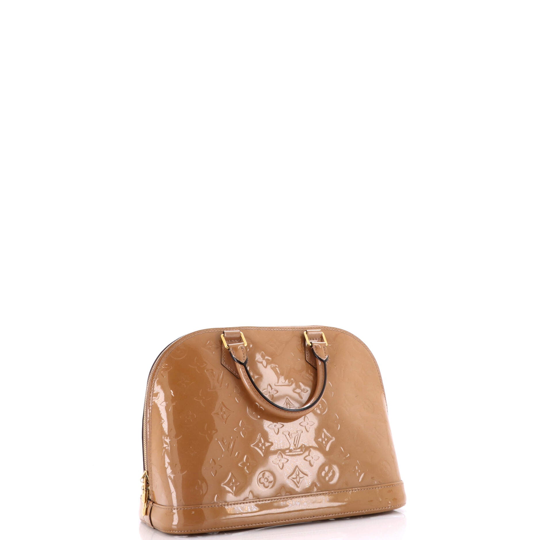 Alma Handbag Monogram Vernis PM