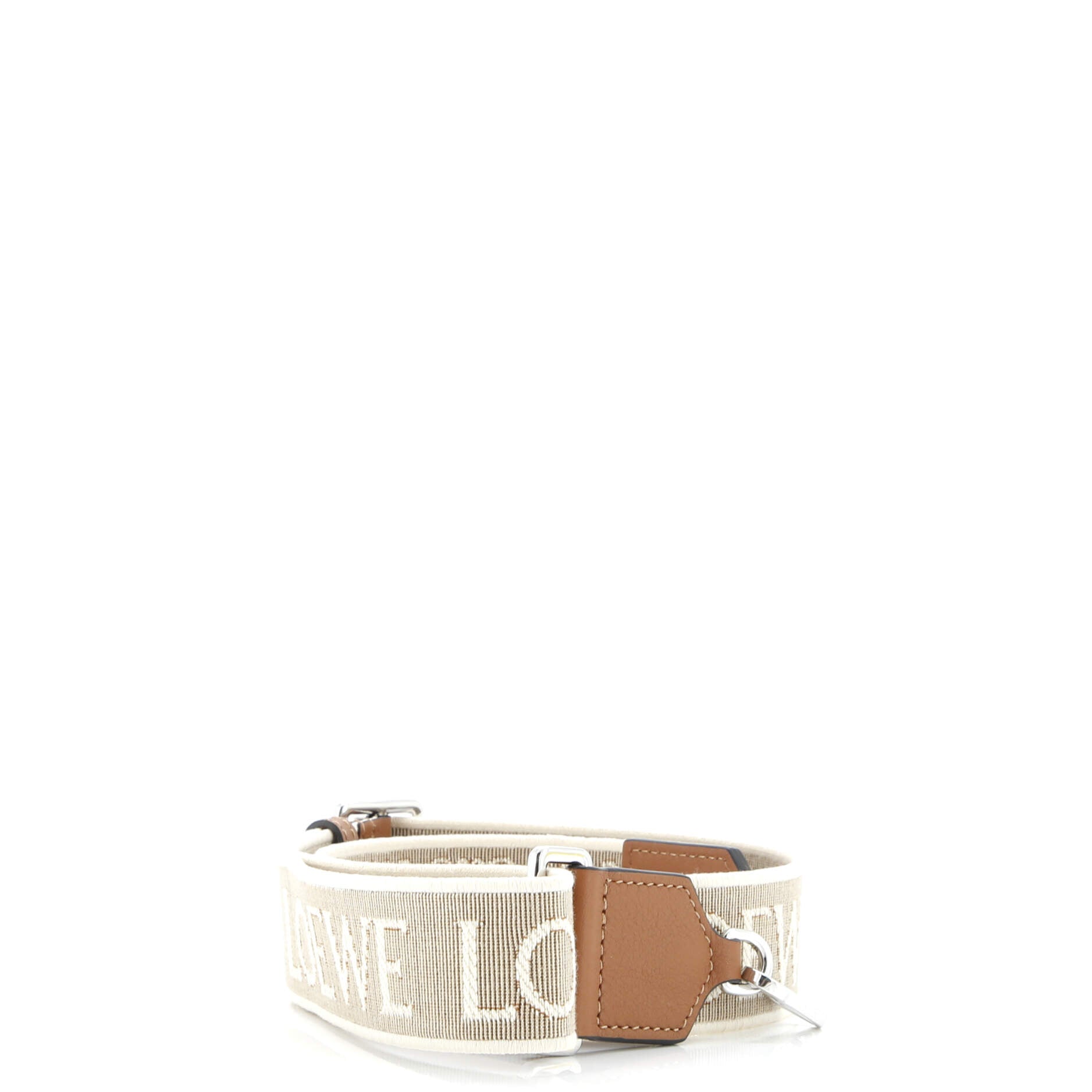 Anagram Shoulder Strap Jacquard With Leather