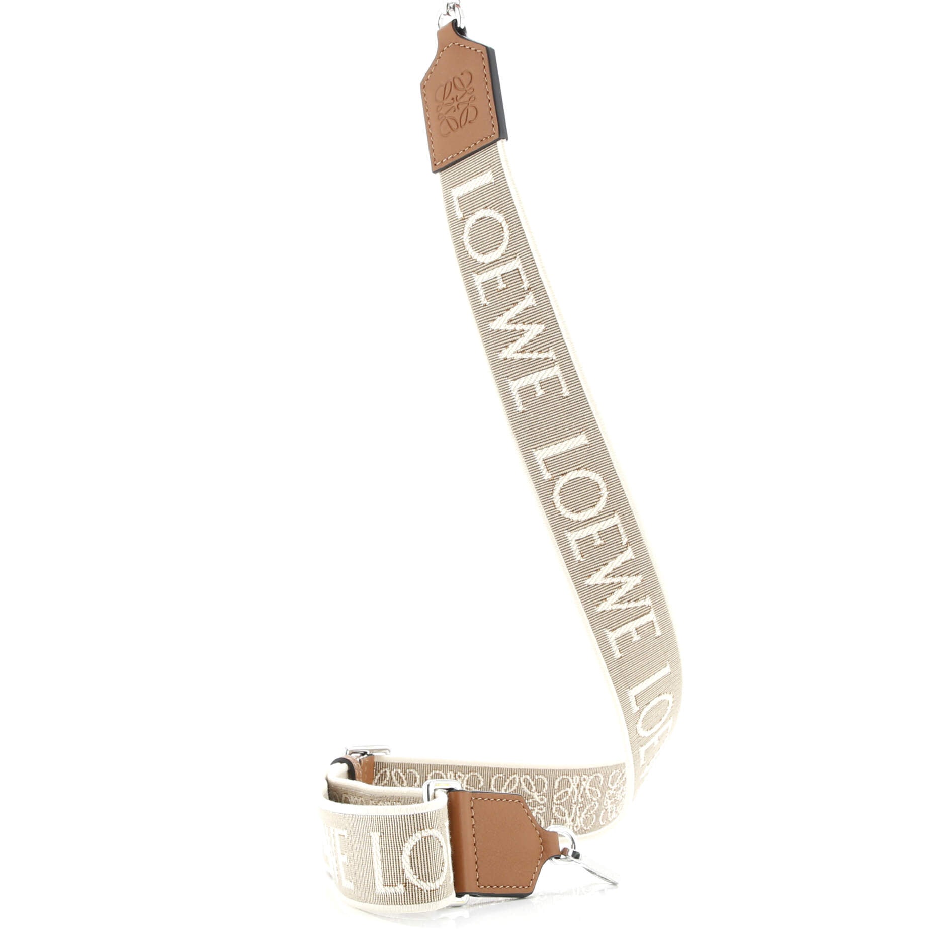 Anagram Shoulder Strap Jacquard With Leather