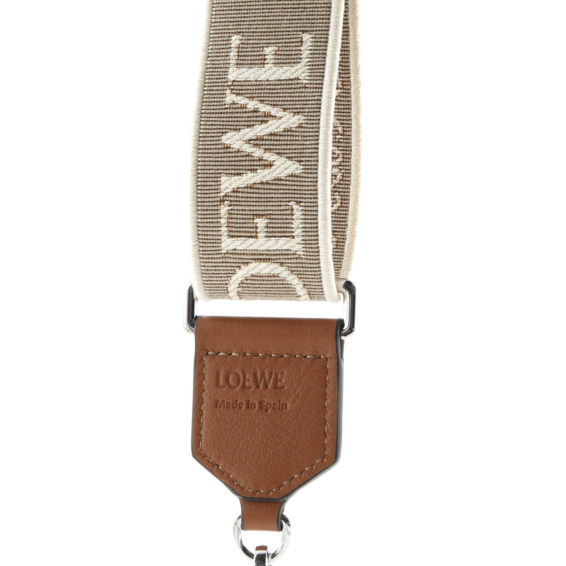 Anagram Shoulder Strap Jacquard With Leather