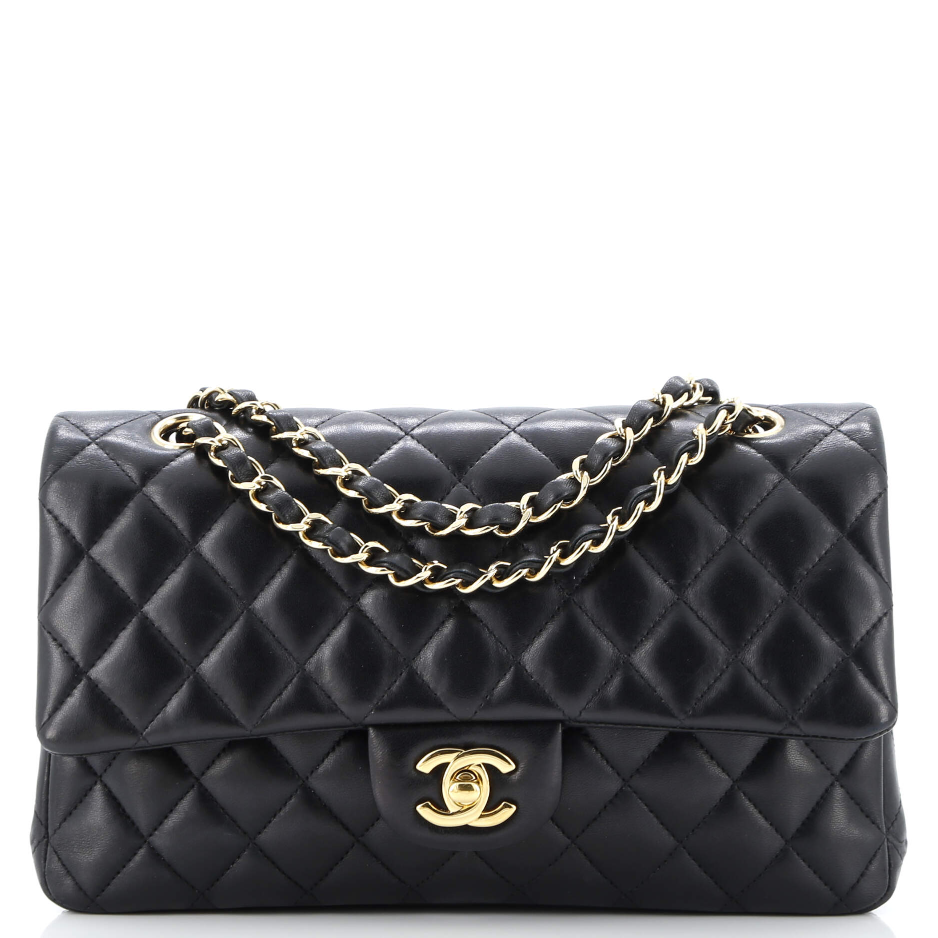 Classic Double Flap Bag Quilted Lambskin Medium