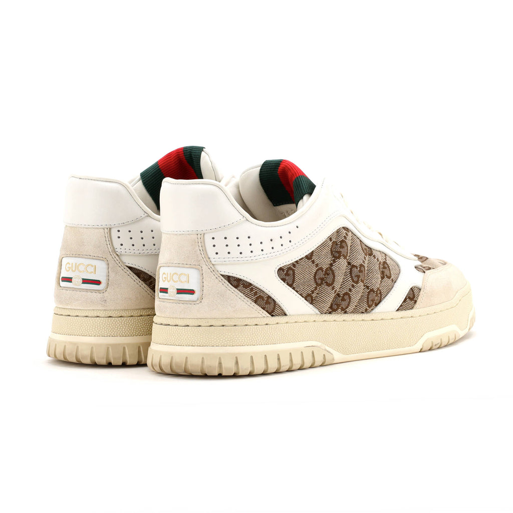 Re-Web Sneakers GG Canvas and Leather