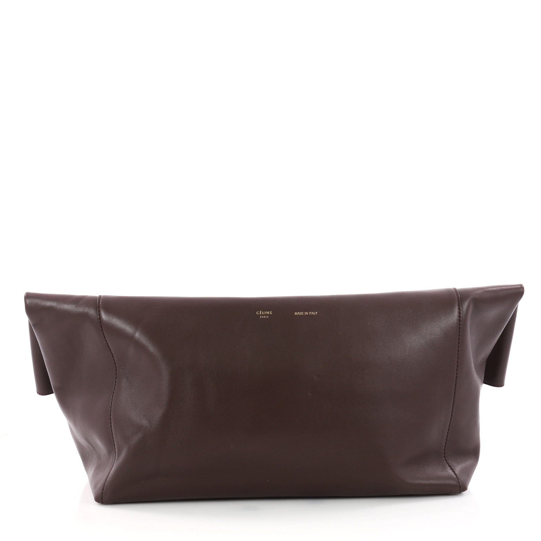 Folded Clutch Leather Large