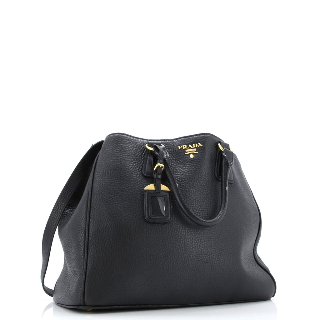 Convertible Open Tote Leather Large