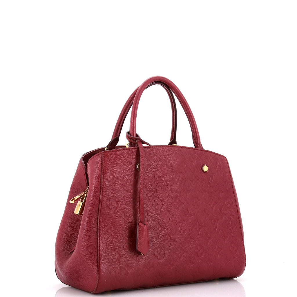 Montaigne Handbag Monogram Empreinte Leather MM