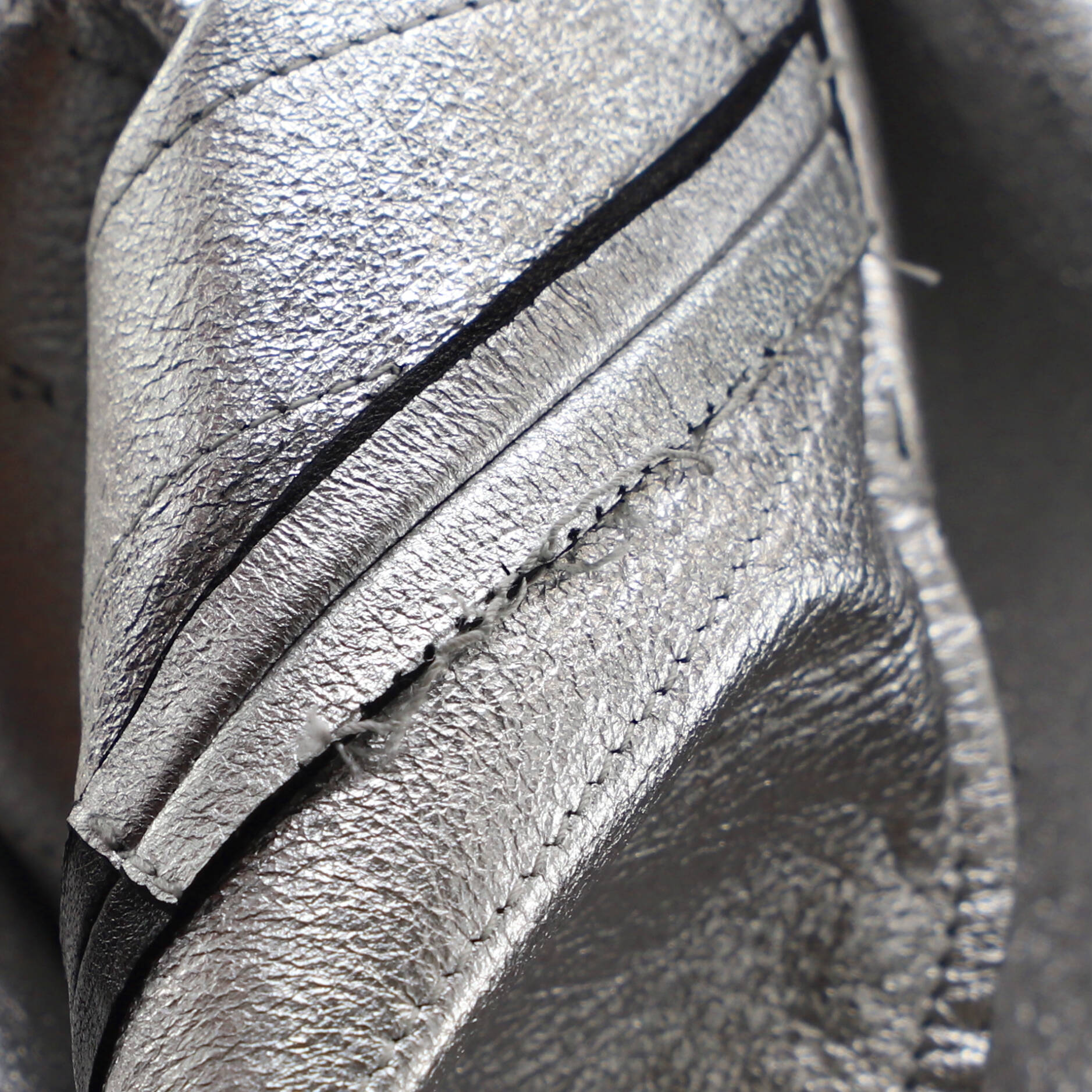 Women's Logo Four Pocket Zipped Coat Leather