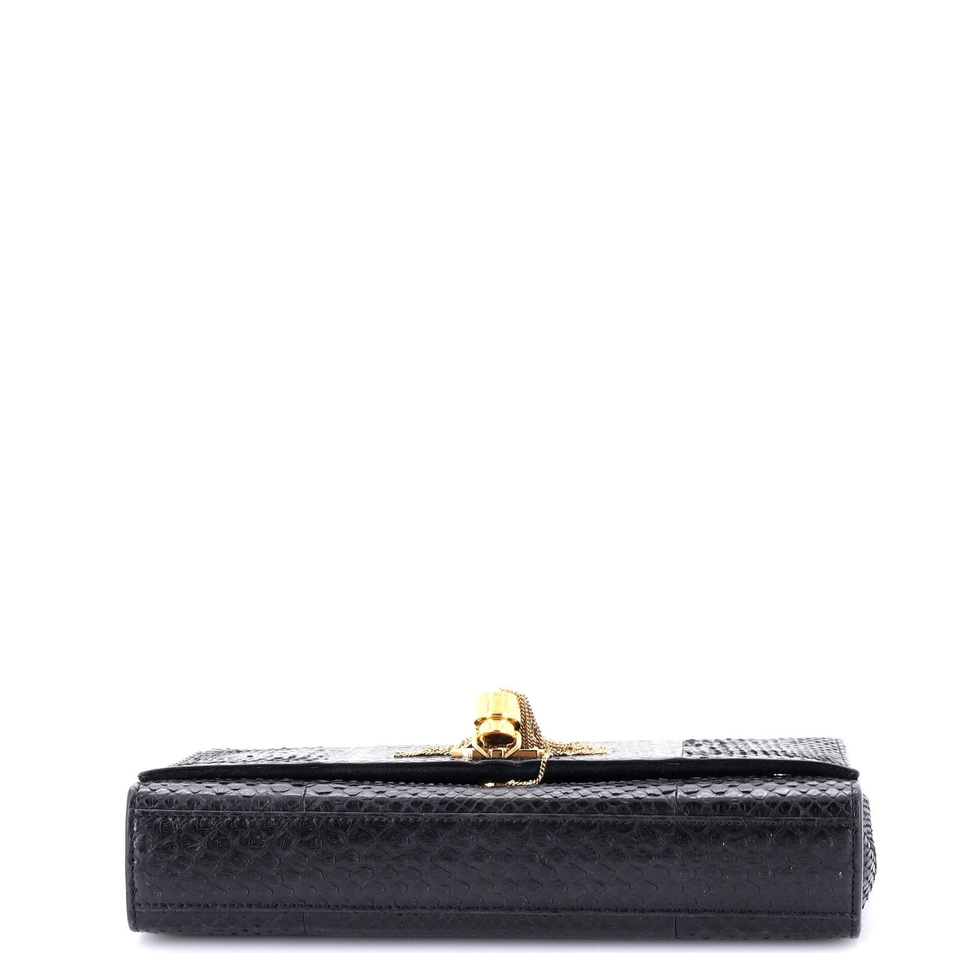 Classic Monogram Tassel Crossbody Bag Python Medium