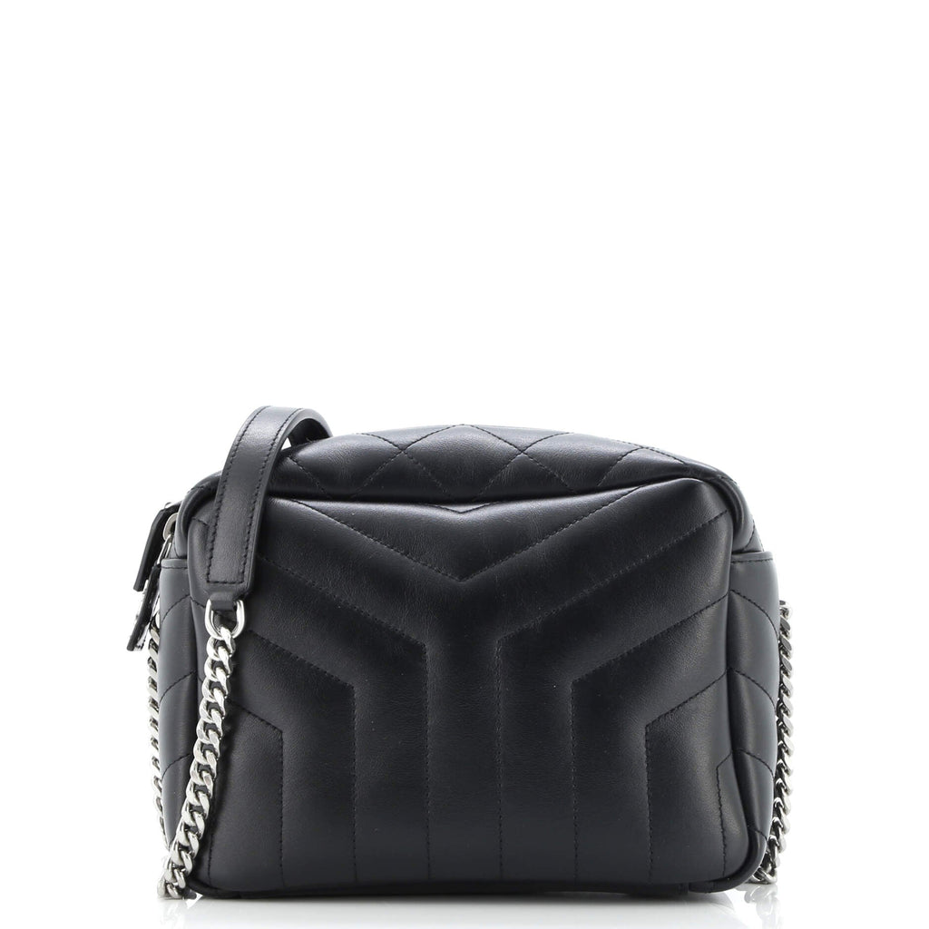 LouLou Bowling Bag Matelasse Chevron Leather Small
