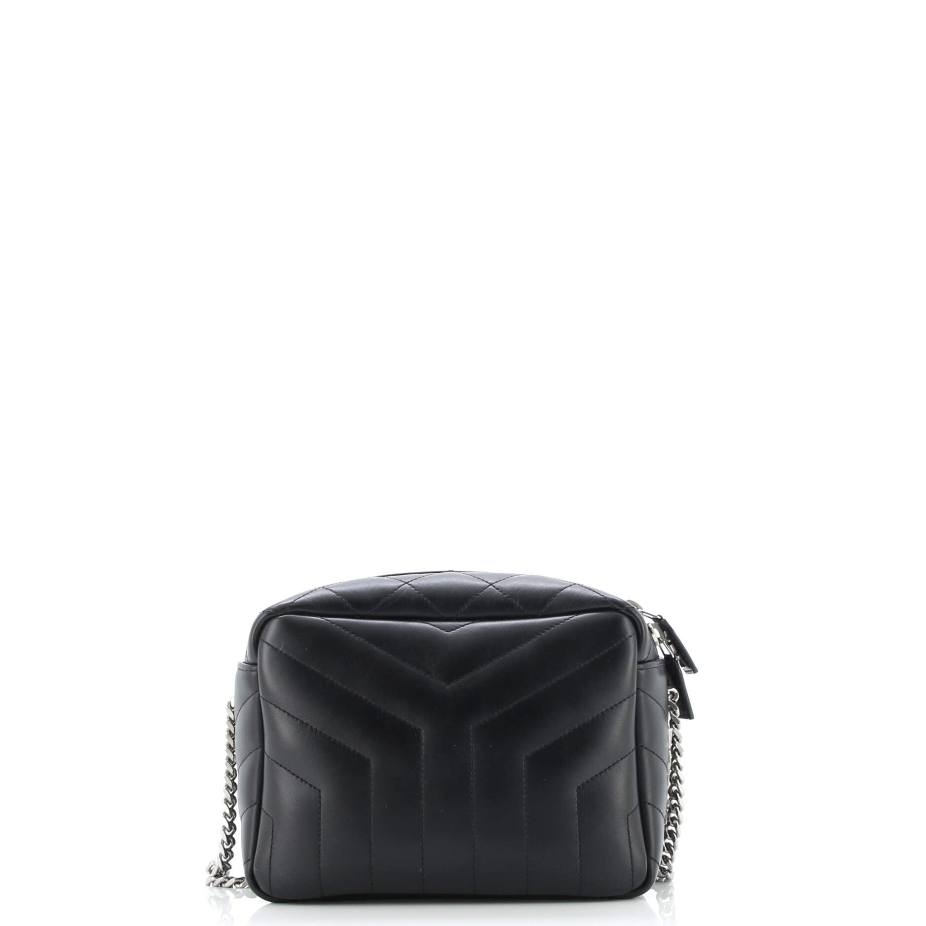 LouLou Bowling Bag Matelasse Chevron Leather Small