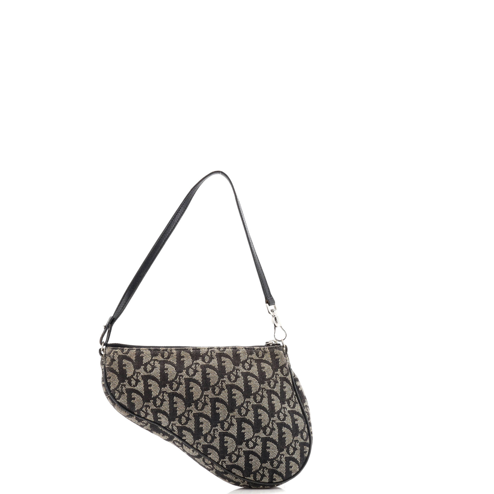 Vintage Saddle Bag Diorissimo Canvas Mini