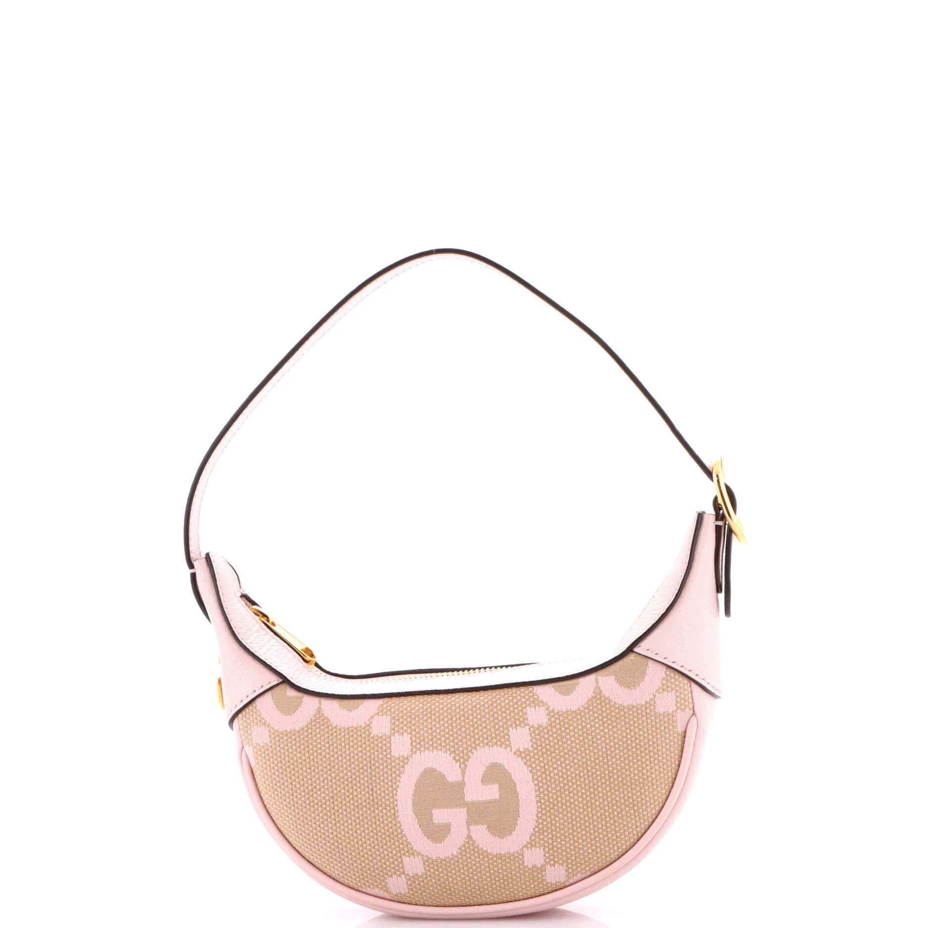 Ophidia Half Moon Bag Jumbo GG Canvas Mini