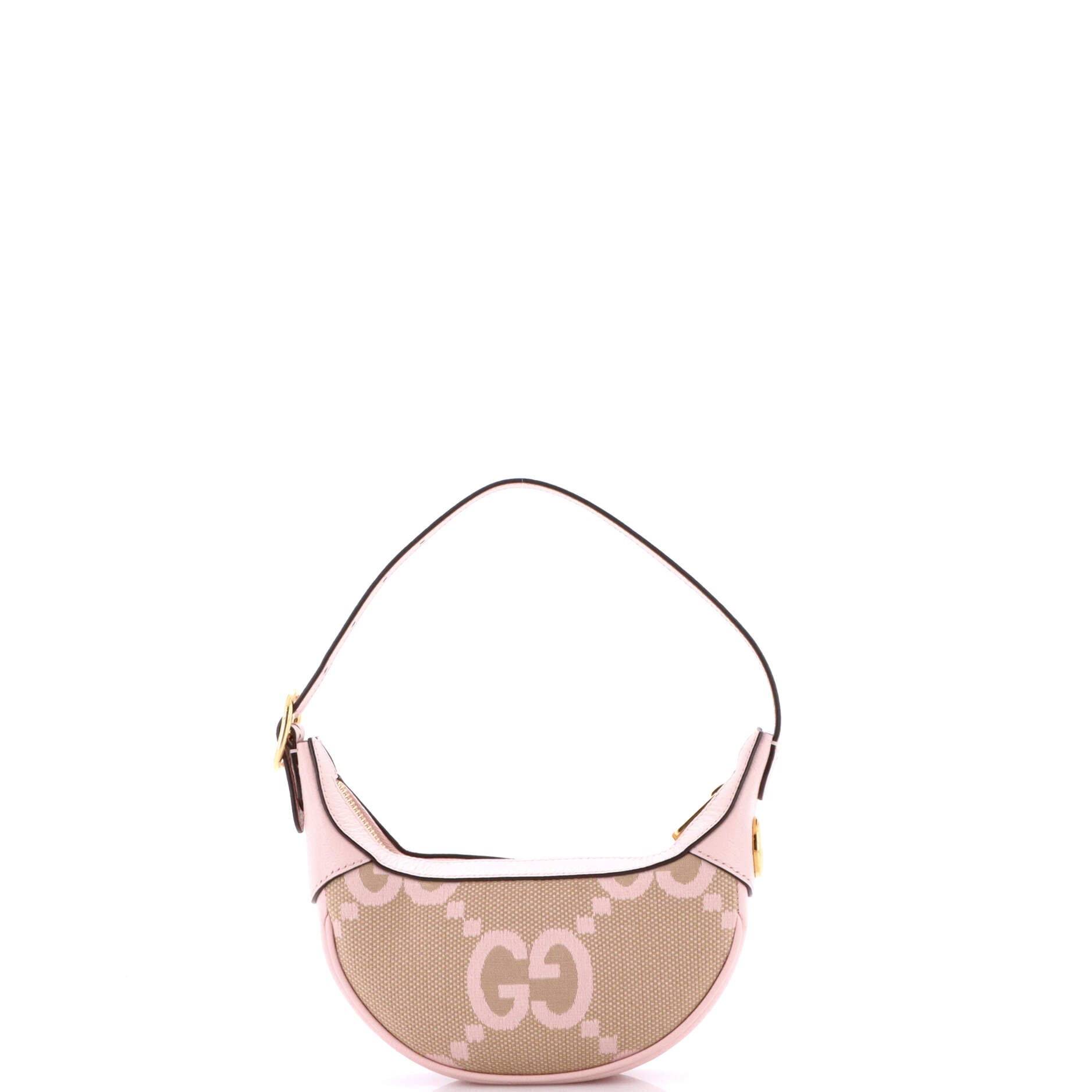 Ophidia Half Moon Bag Jumbo GG Canvas Mini