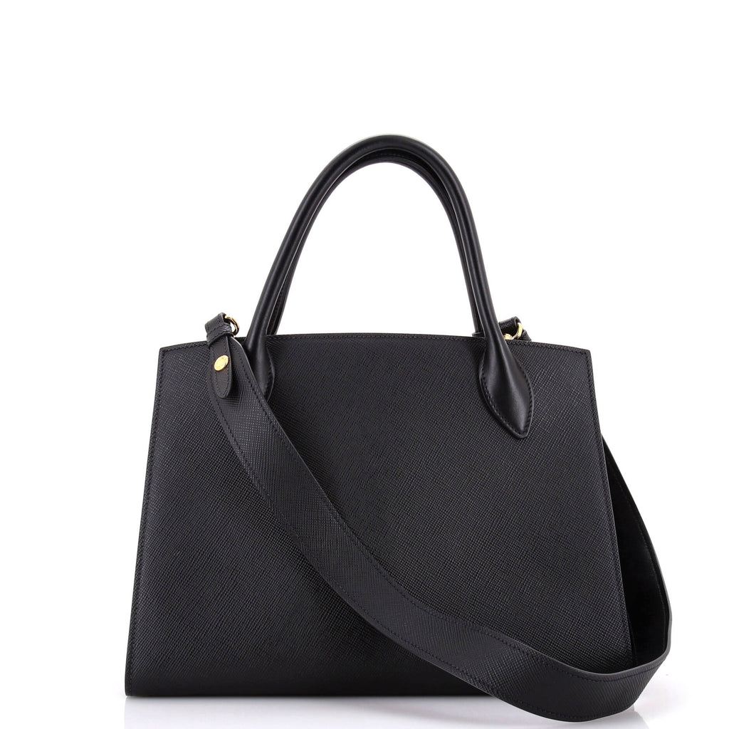 Monochrome Tote Saffiano with City Calf Medium