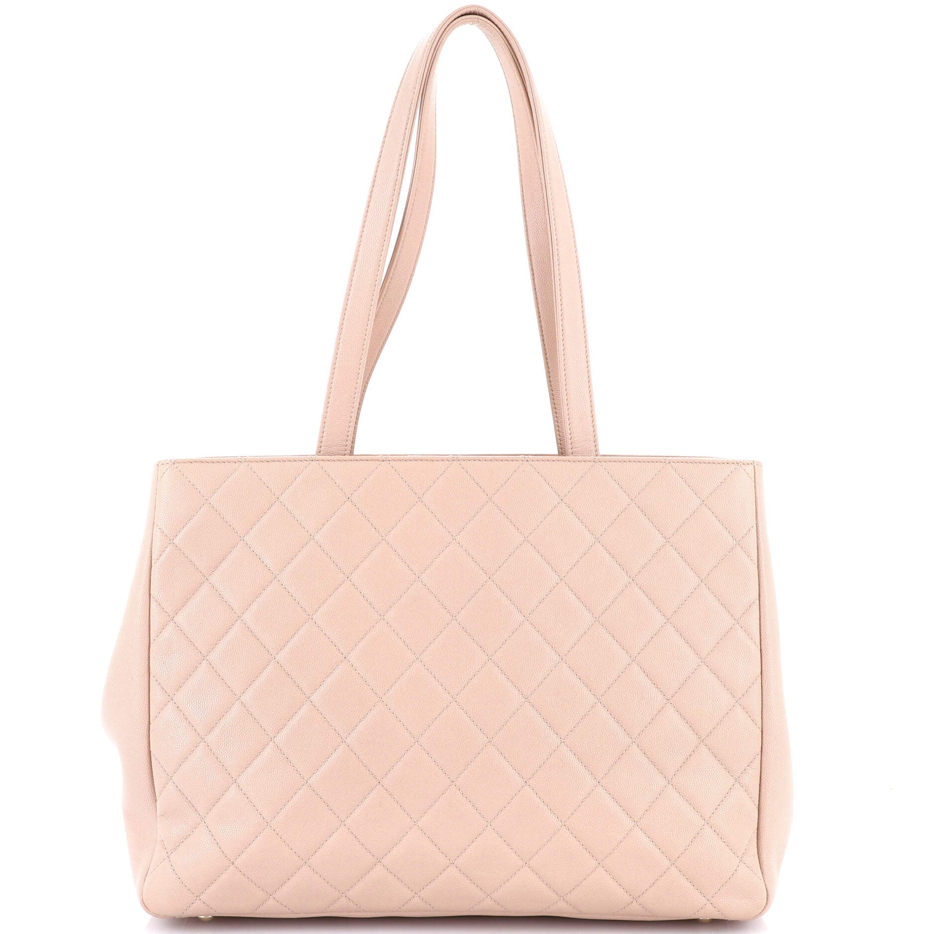 Business Affinity Tote Quilted Caviar Large