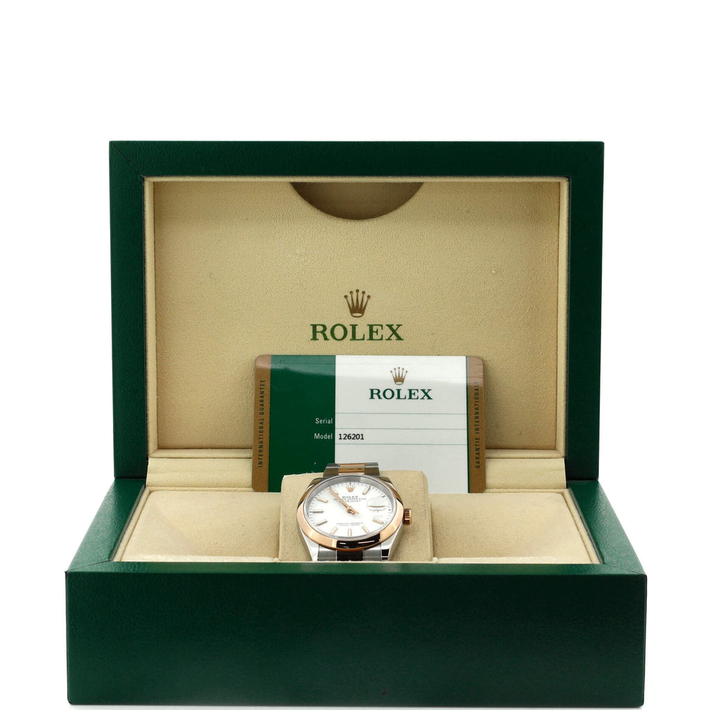 Oyster Perpetual Datejust Automatic Watch Stainless Steel and Rose Gold 36