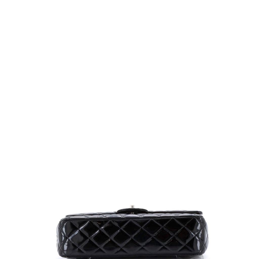 Classic Double Flap Bag Quilted Patent Medium