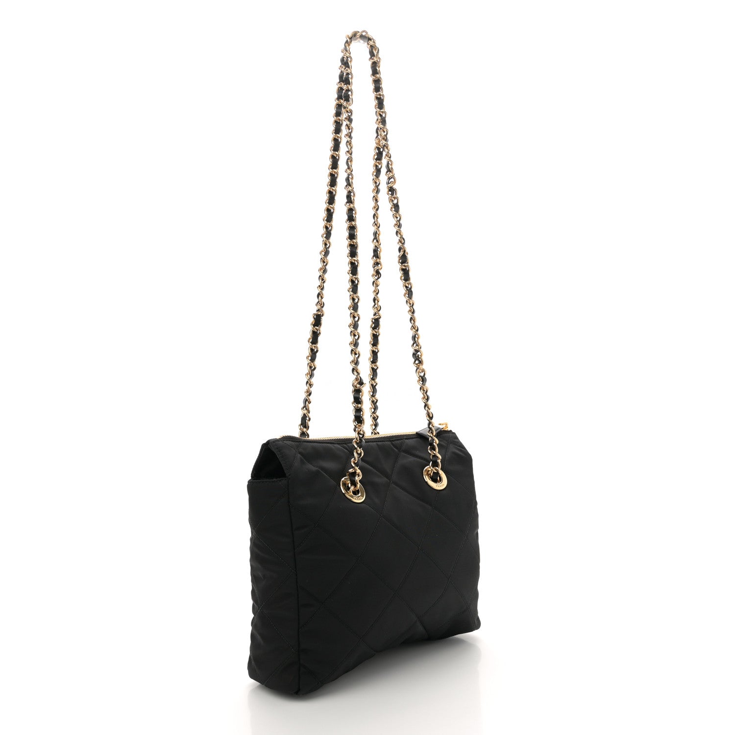 Re-Nylon Saffiano Stitched Re-Edition 1995 Shoulder Bag Black