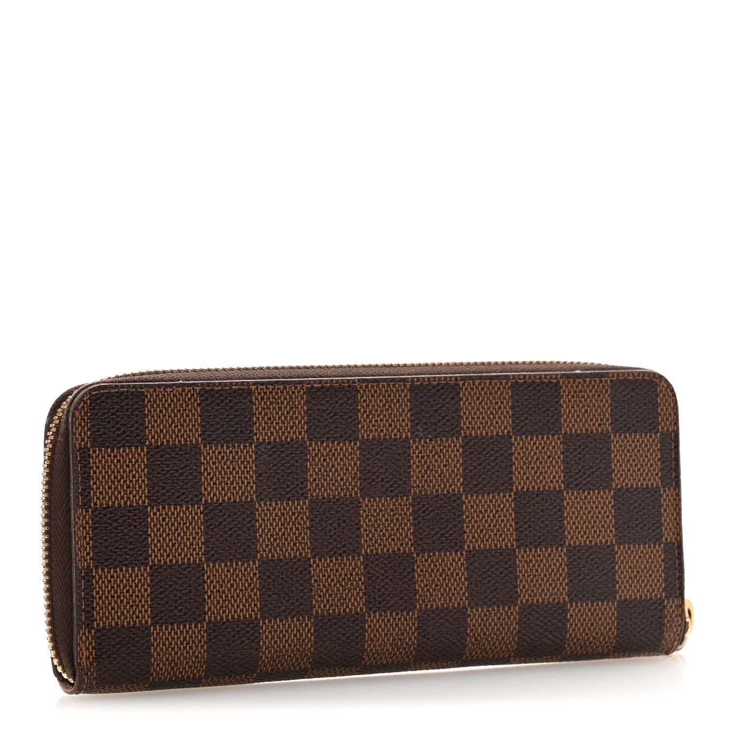 Damier Ebene Clemence Wallet Rose Ballerine