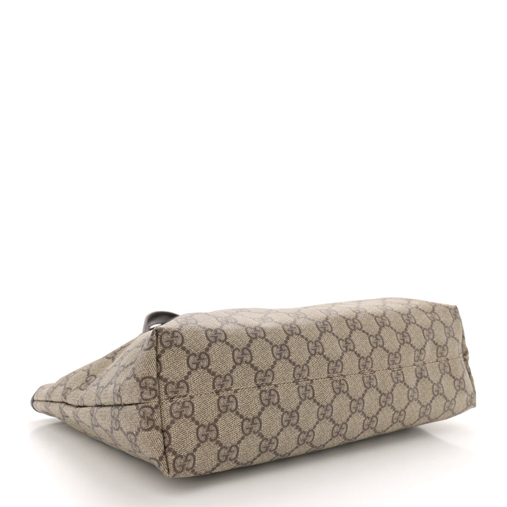 GG Plus Monogram Small Joy Tote Dark Brown