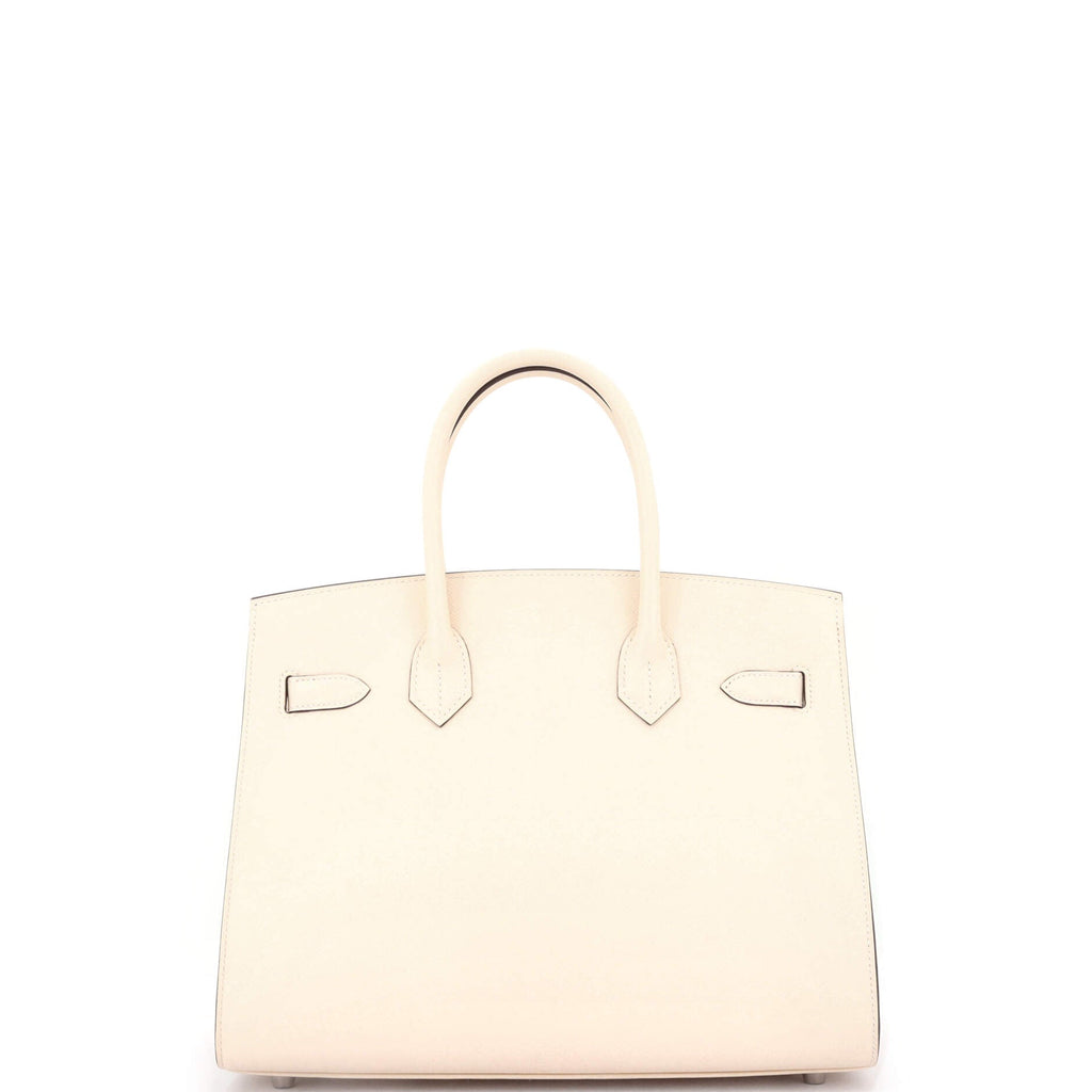 Birkin Sellier Bag Light Epsom with Palladium Hardware 30