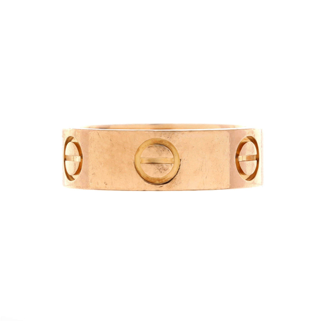Love Band Ring 18K Rose Gold