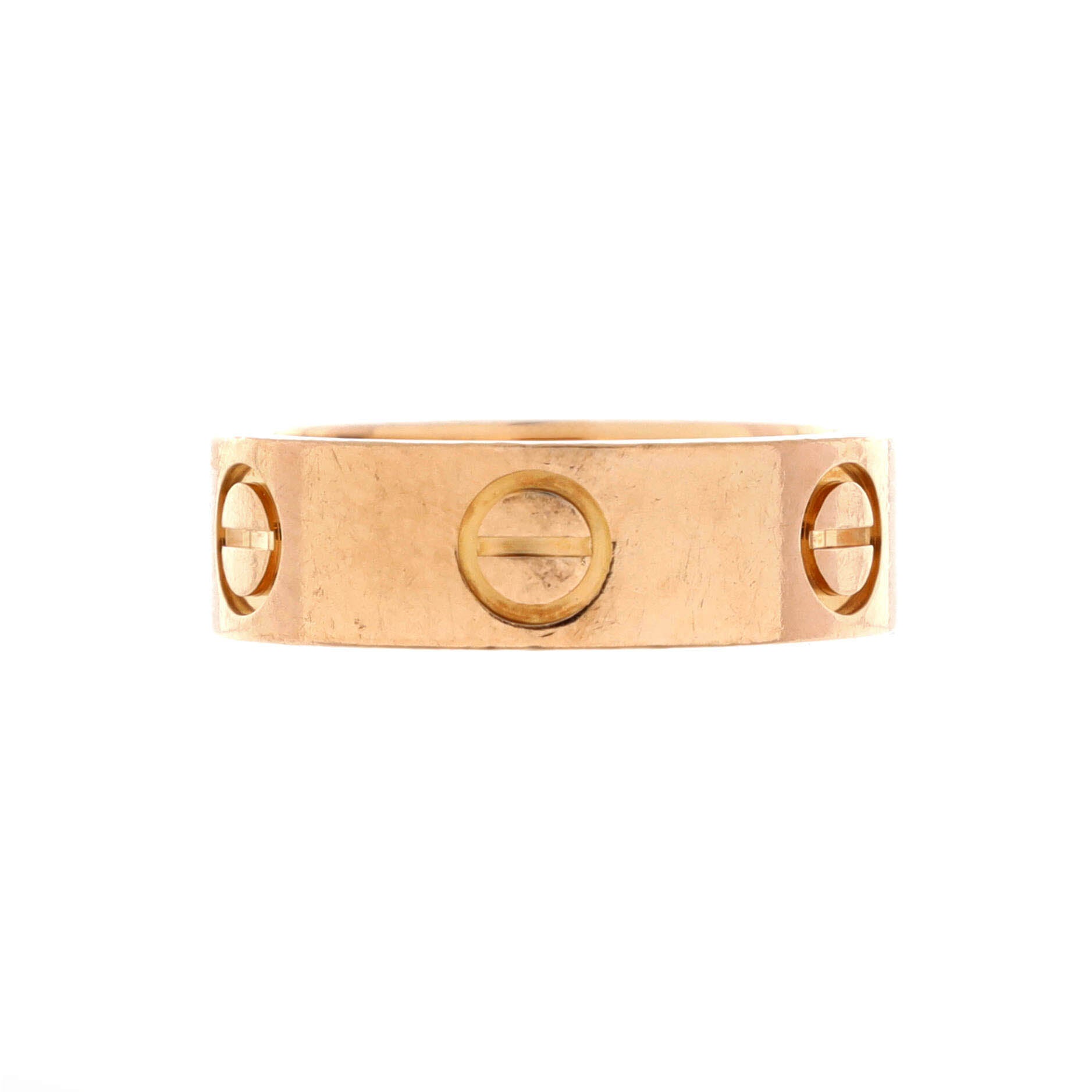 Love Band Ring 18K Rose Gold