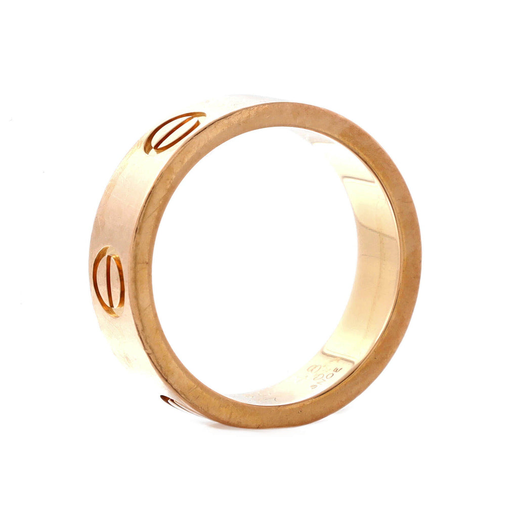 Love Band Ring 18K Rose Gold