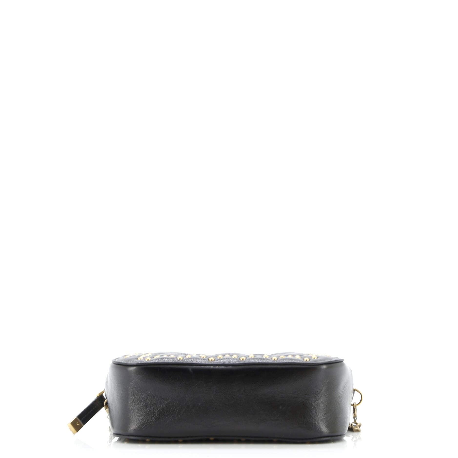 Lady Dior Camera Bag Cannage Studded Leather