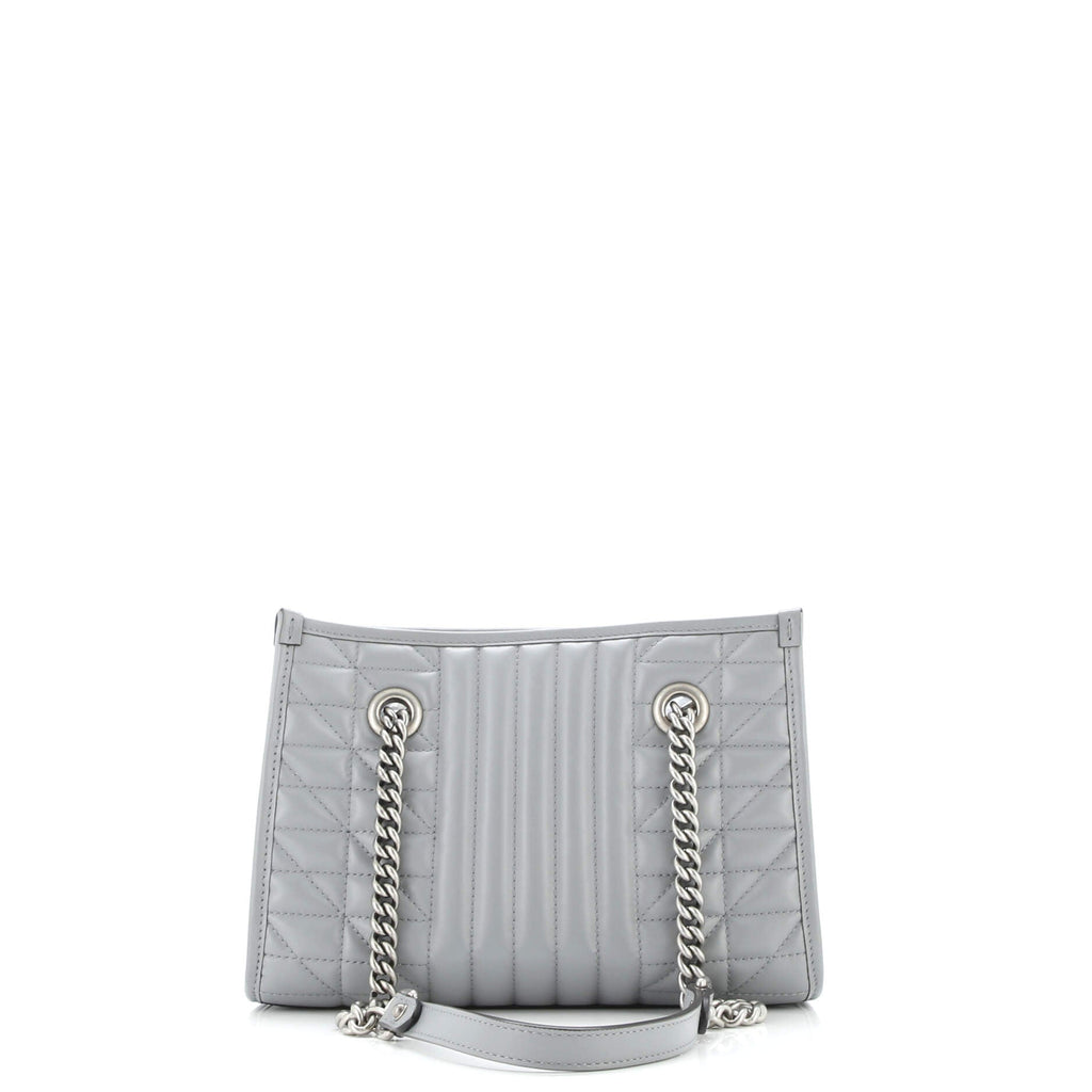 GG Marmont Aria Chain Shopping Tote Mixed Matelasse Leather Small