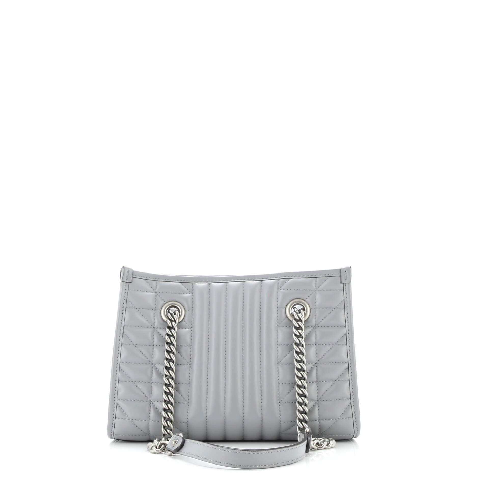 GG Marmont Aria Chain Shopping Tote Mixed Matelasse Leather Small