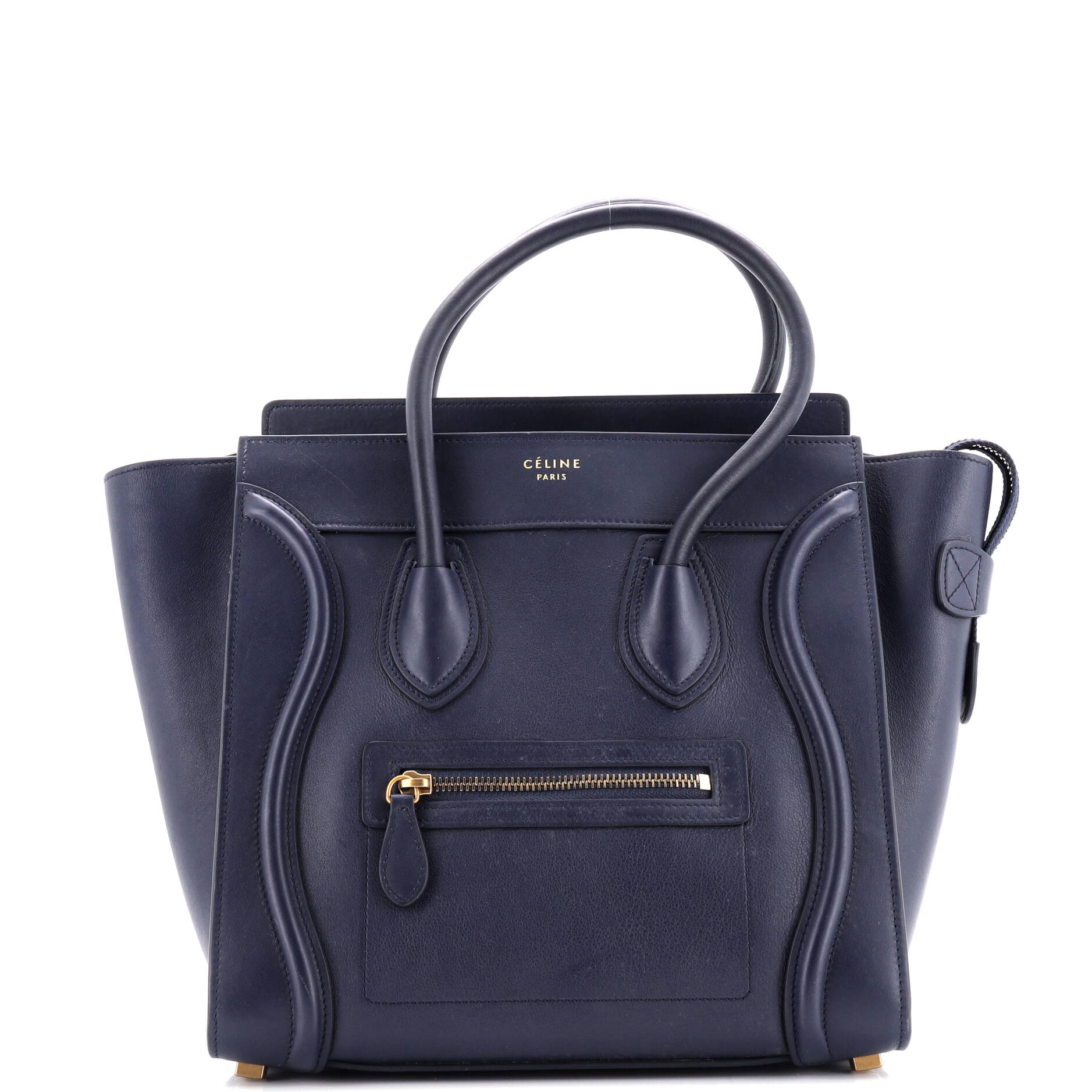 Luggage Bag Smooth Leather Micro