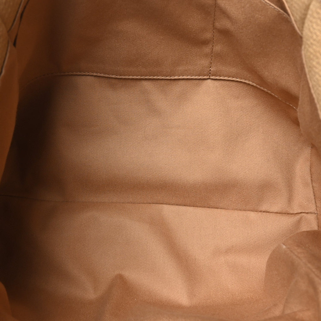 Mixed Fibers Small Deauville Tote Beige