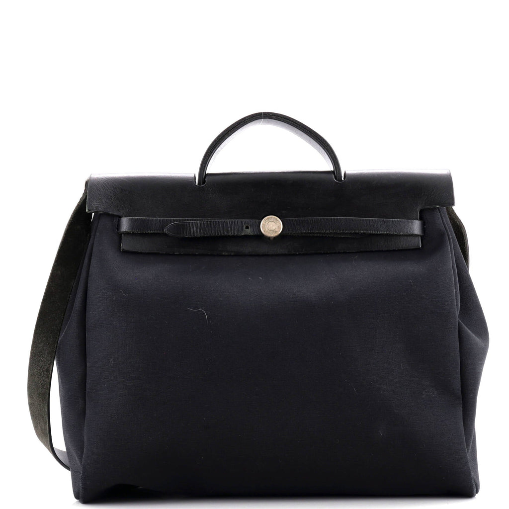 Herbag Zip Leather and Toile 39