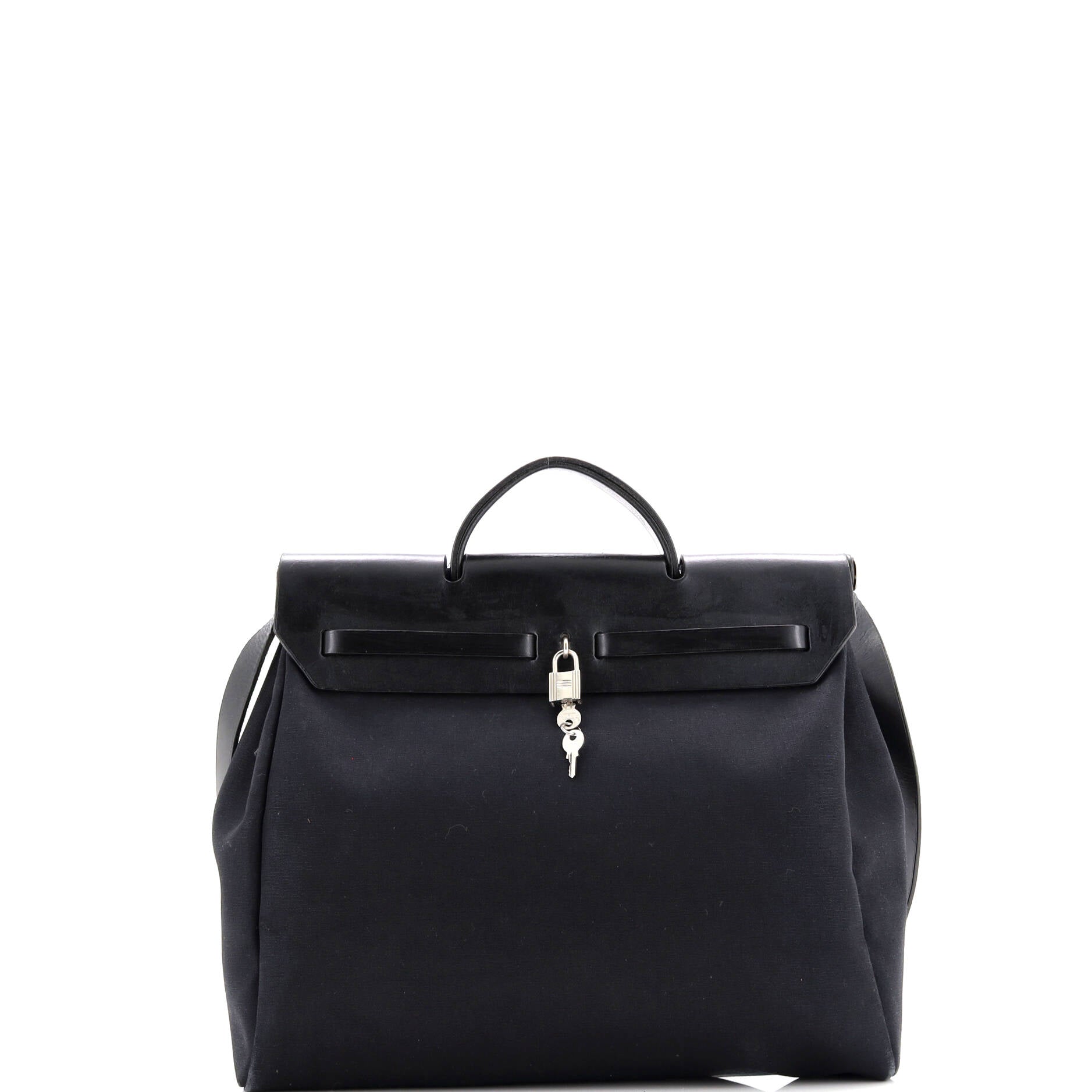 Herbag Zip Leather and Toile 39