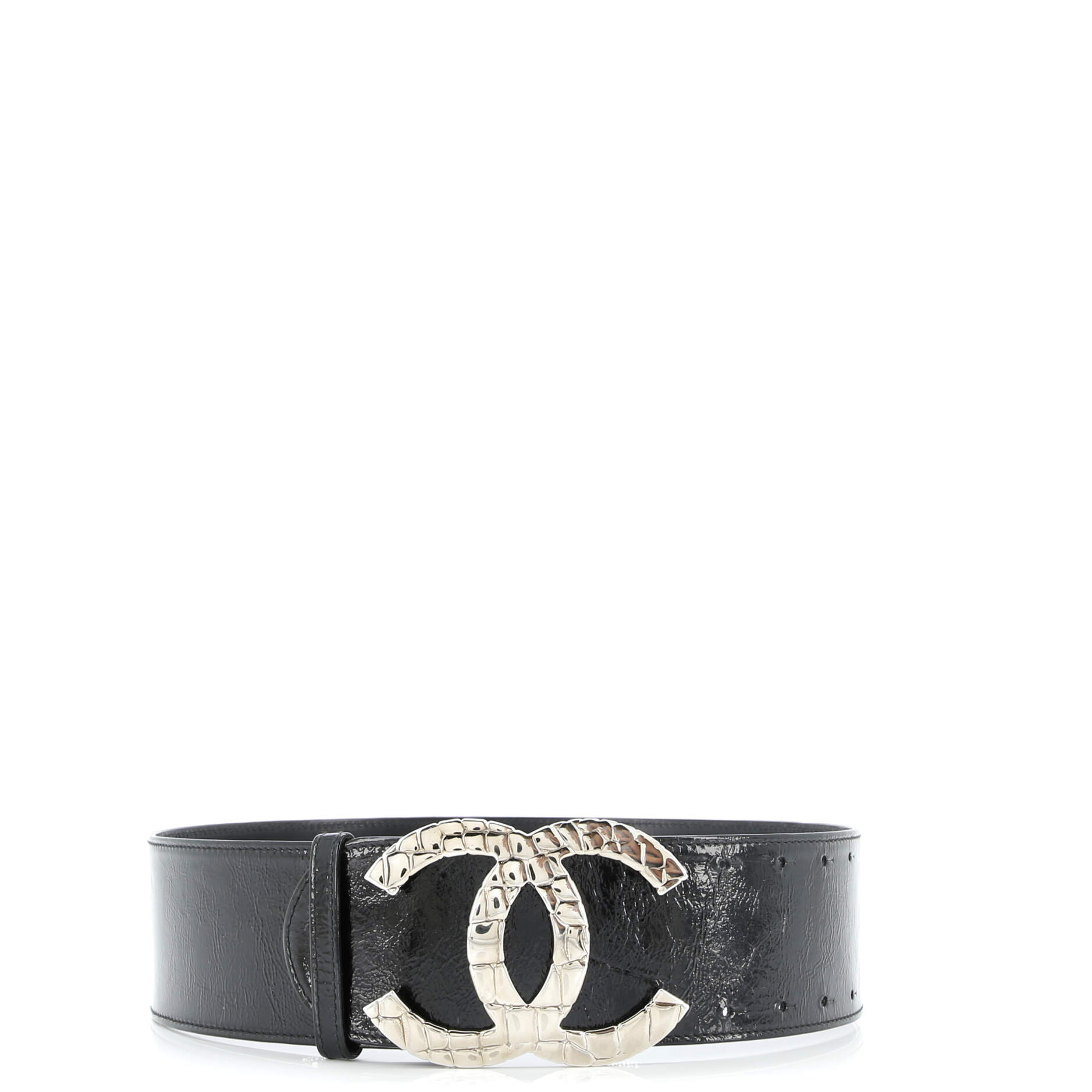 CC Logo Belt Patent Extra Wide 70