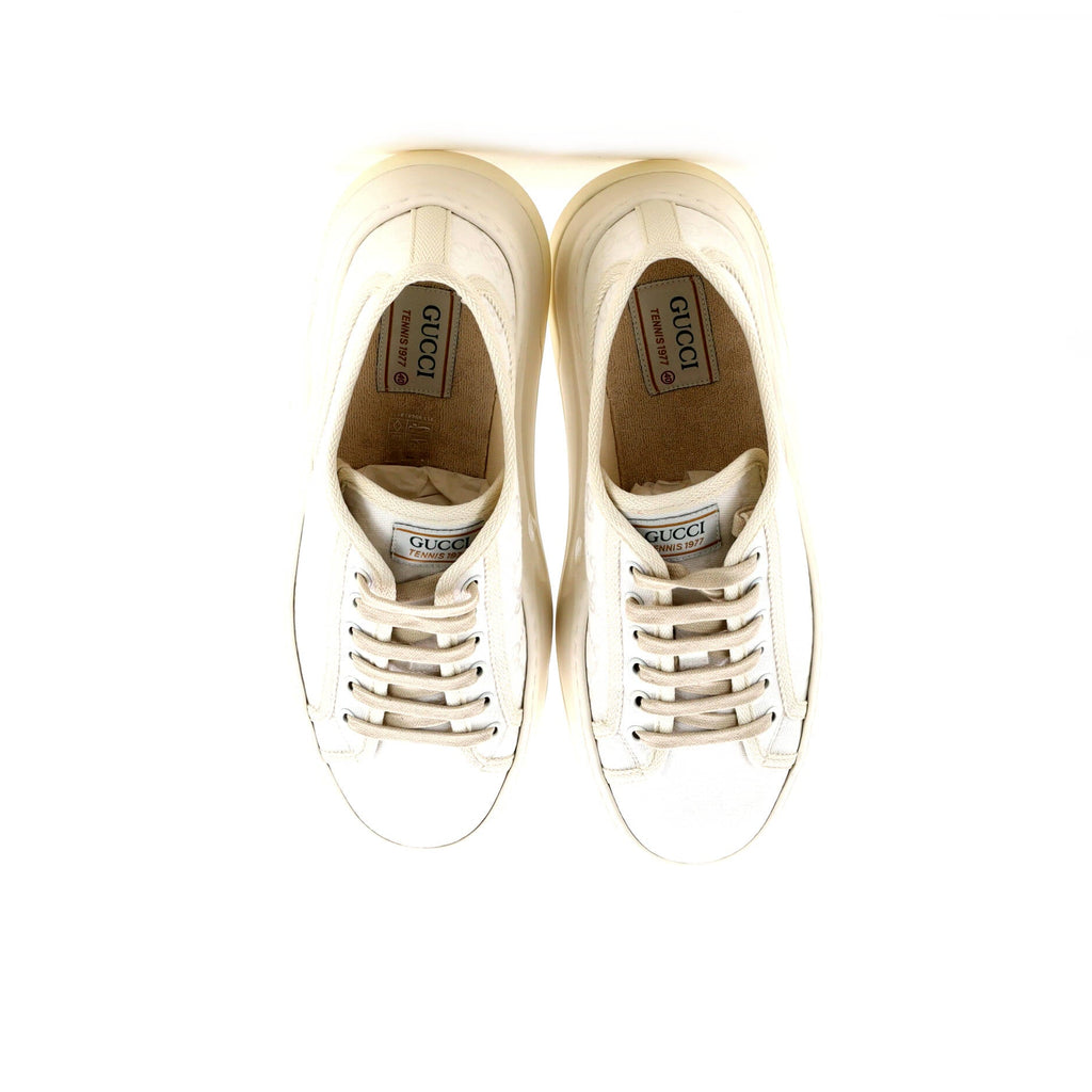 Women's 1977 Tennis Platform Sneakers GG Canvas
