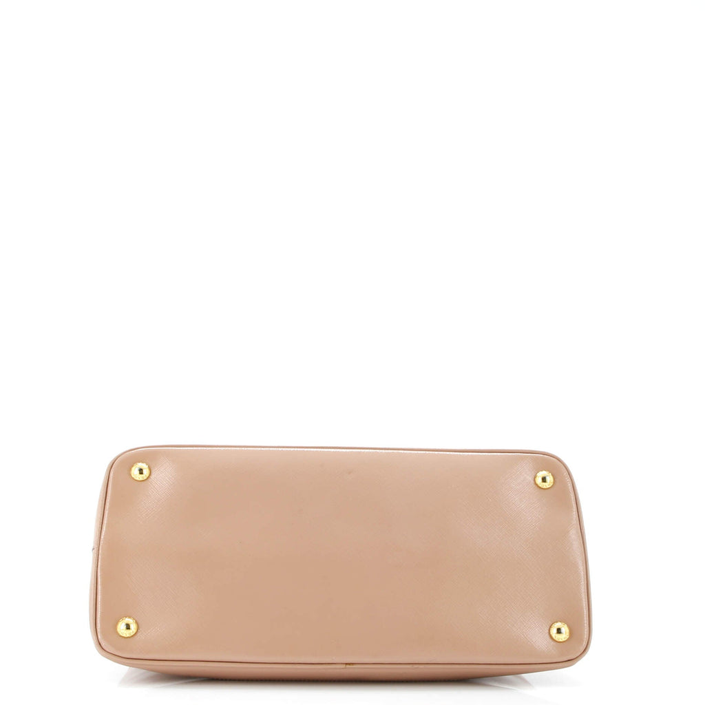 Open Promenade Bag Vernice Saffiano Leather Large