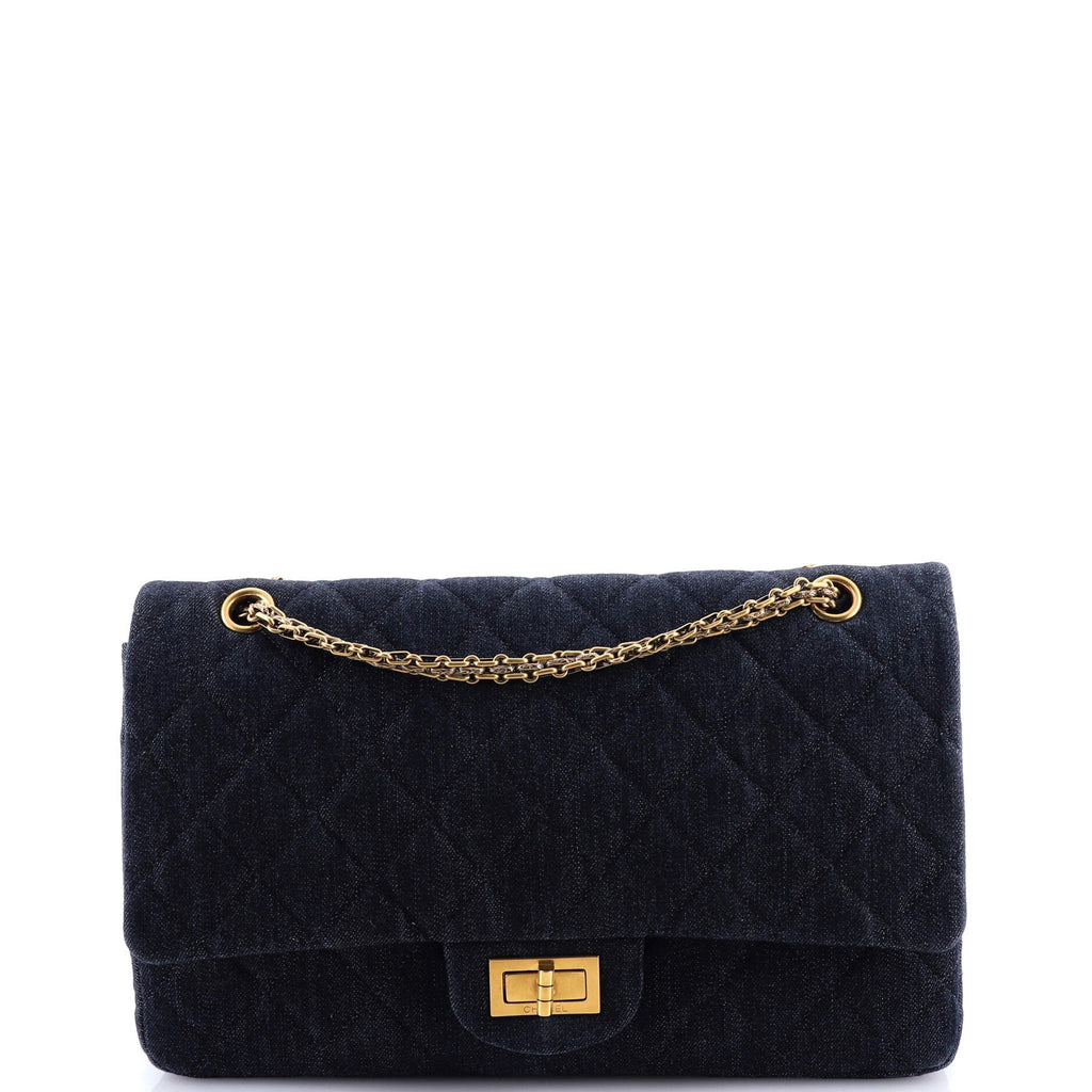 Reissue 2.55 Flap Bag Quilted Denim 227