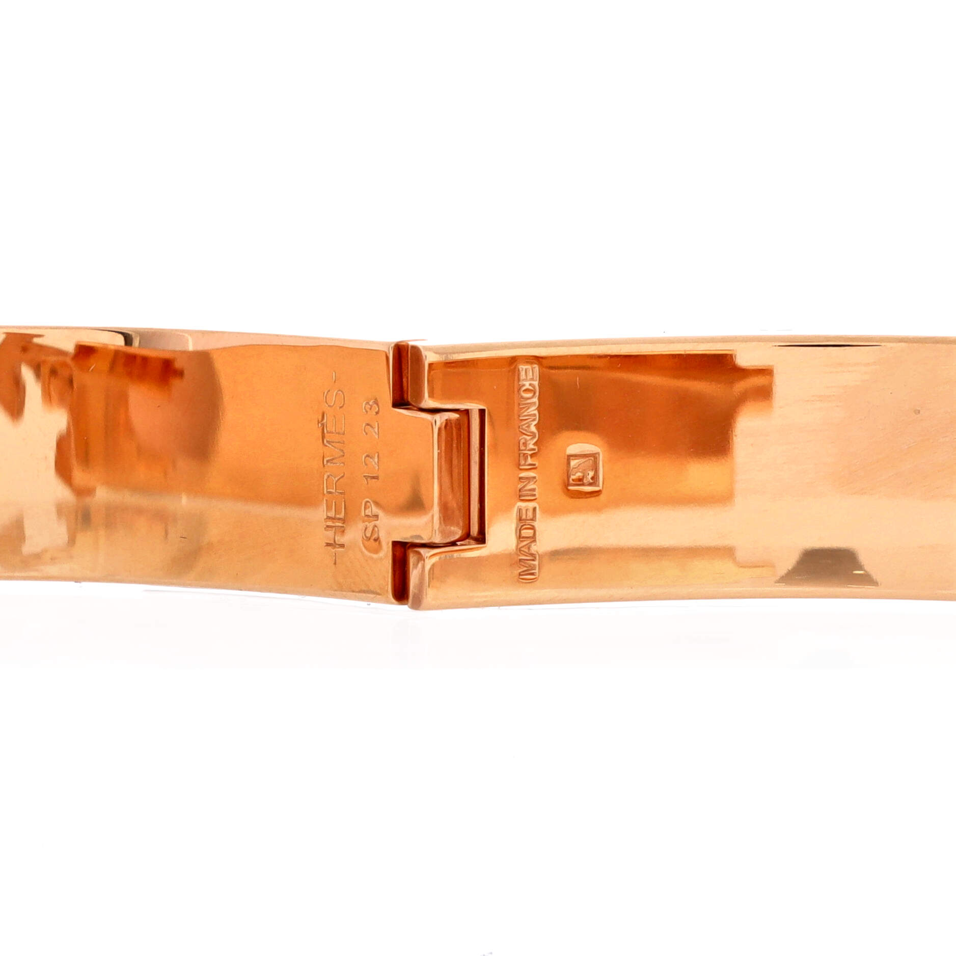Clic H Bracelet Printed Enamel Extra Narrow