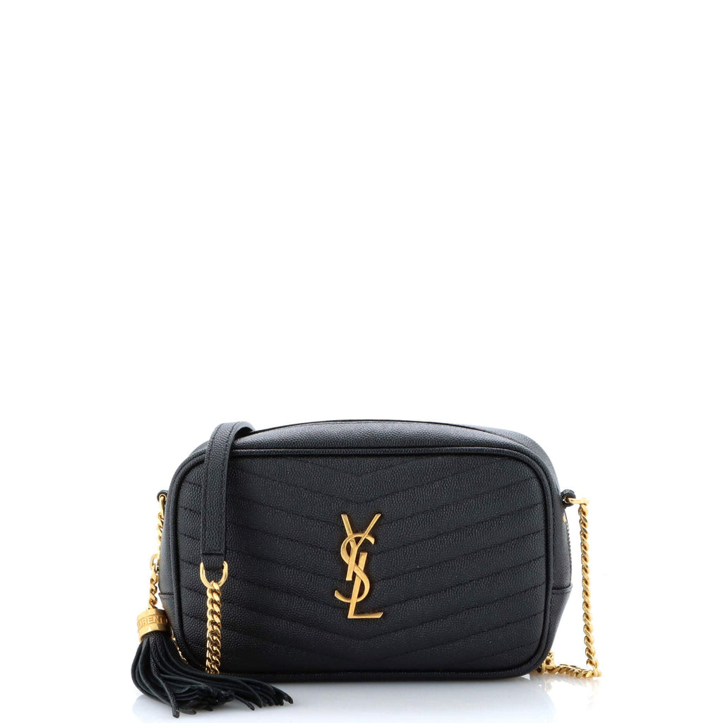 Lou Camera Bag Matelasse Chevron Leather Mini