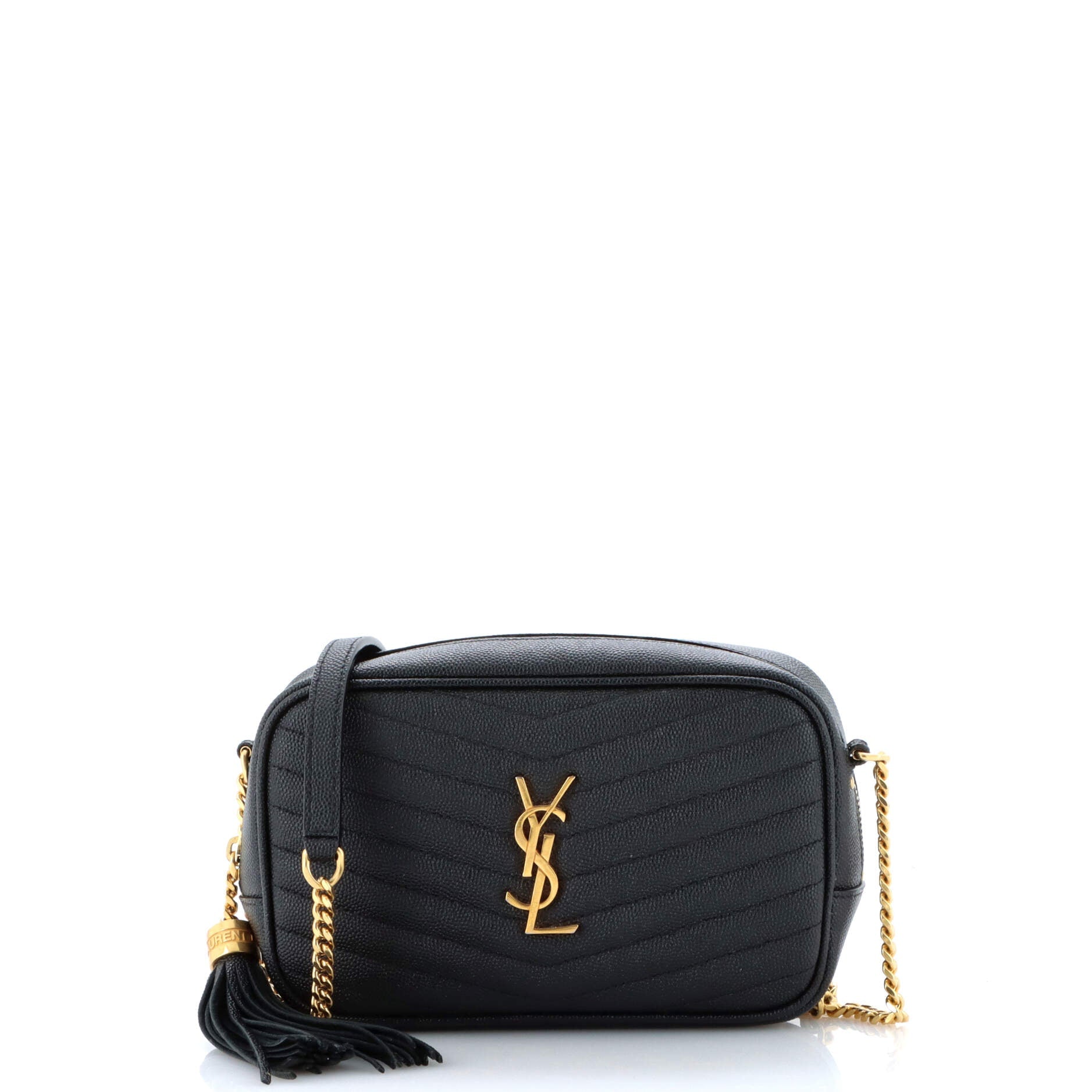 Lou Camera Bag Matelasse Chevron Leather Mini