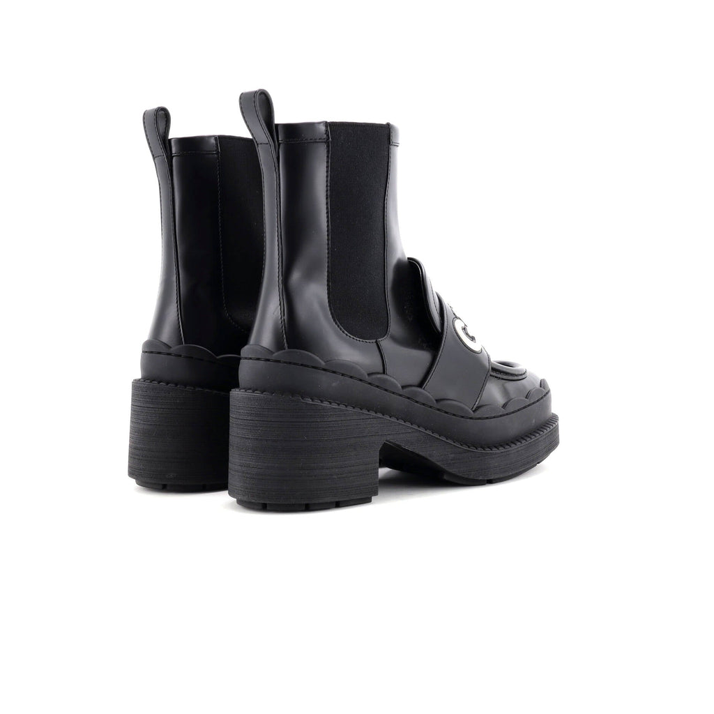 Women's Ornella Logo Ankle Boots Leather