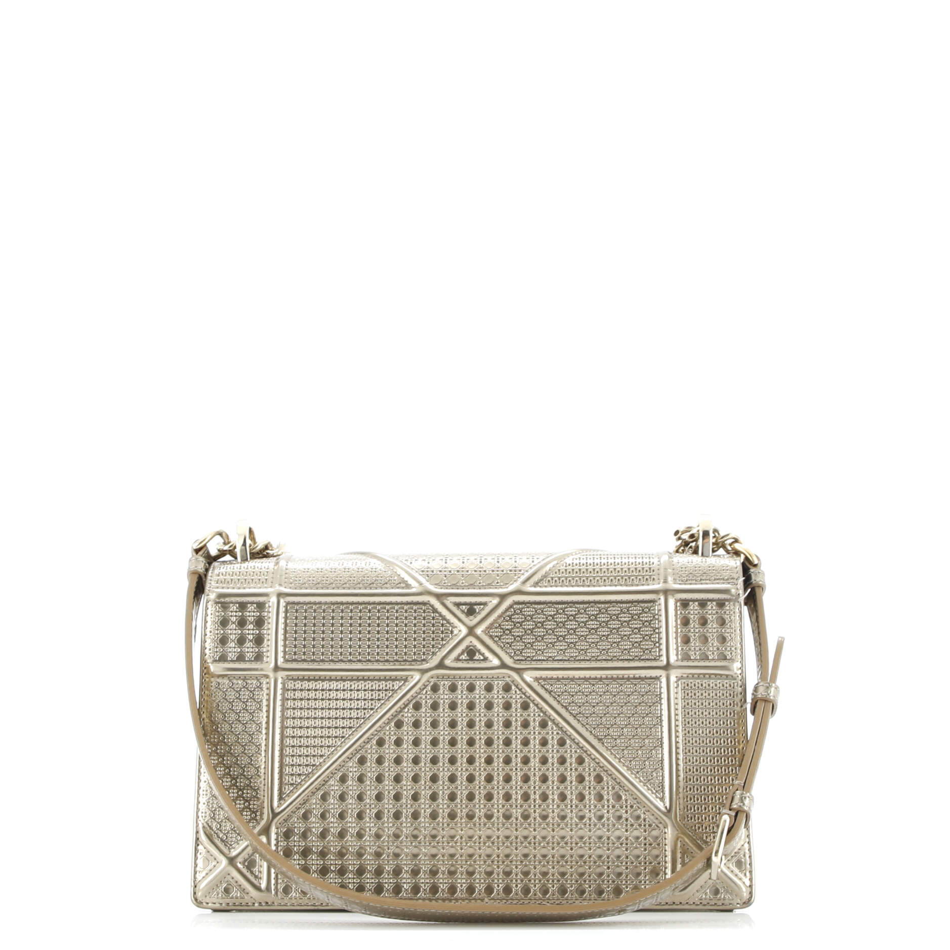 Diorama Flap Bag Cannage Embossed Calfskin Medium
